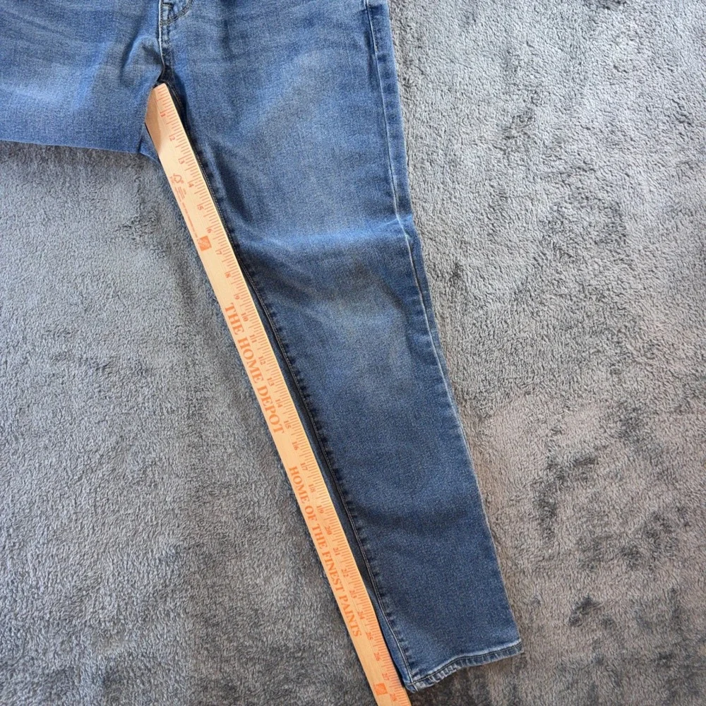 M-B-X‎ Mens Slim Fit Jeans Medium Wash Denim W30 L30 Casual Five Pocket Pants